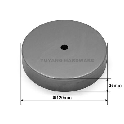 120mm Metal Pendant Light Ceiling Canopy Factory Price Iron Ceiling Mounting Plate for Chandeliers Modern Single-hole