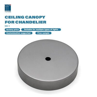 Custom Iron Ceiling Canopy Mounting Plate for Chandeliers Single Hole Ceiling Mounting Plate for Lights