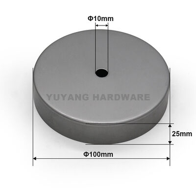 Custom Iron Ceiling Canopy Mounting Plate for Chandeliers Single Hole Ceiling Mounting Plate for Lights