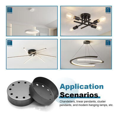 Wholesale Metal Multi Hole Ceiling Canopy for Chandelier Custom Lighting Ceiling Mount Plate