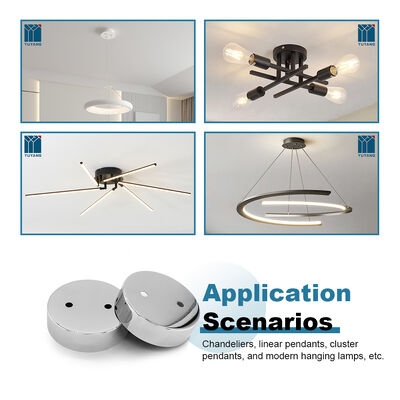 Factory Direct Metal Ceiling Canopy for Chandeliers Light Custom Hole Sizes Ceiling Mount Plate