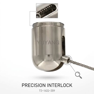 Tool-Less Quick Lock Cable Gripper Ball Bearing Mechanism Self Gripping for LED Panel Light Suspension Easy Install