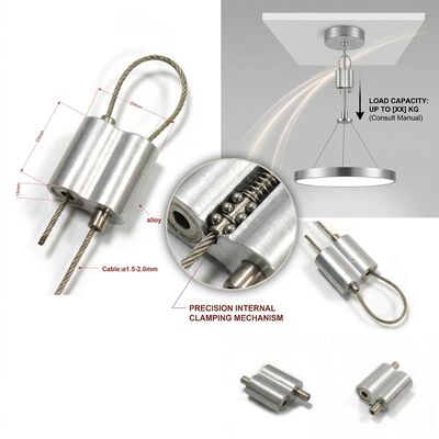 HVAC Hanging Kit Stainless Steel Cable Suspension Set for Fan Coil Unit Ceiling Installation