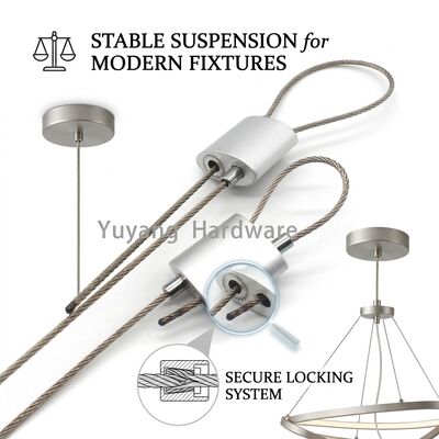 Loop Maker Aluminum Two‑Way Large Cable Gripper For 2.0mm Wire Rope Sling