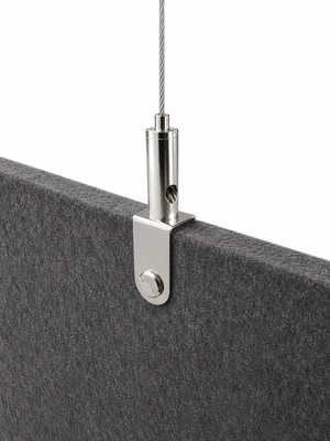 Adjustable Brass Hook Cable Gripper for 1/16 Inch Wire Rope with Solid Brass Construction and Threaded Barrel Adjustment