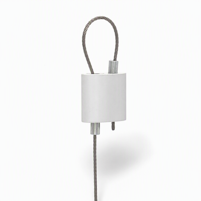 Looping Grippers for Signage & Display Wire Hanging Hardware Cable Looping Gripper 1.0-1.5mm 30kg / 66lbs Polished Brass Closed Loop Wire Rope Clamp