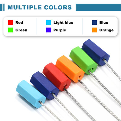 Metal Security Cable Seal Lock Adjustable Hexagonal Steel Wire Seal for Shipping Containers