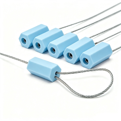 Disposable Aluminum Alloy Steel Cable Security Seal ISO 17712 for Logistics Anti Theft
