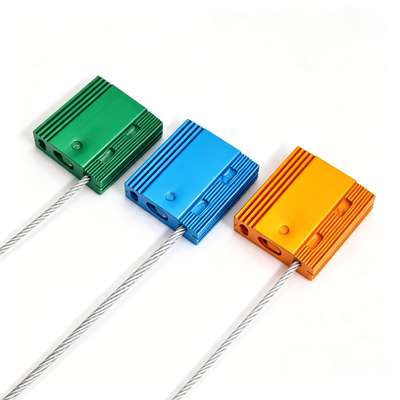Disposable Aluminum Alloy Steel Cable Security Seal ISO 17712 for Logistics Anti Theft