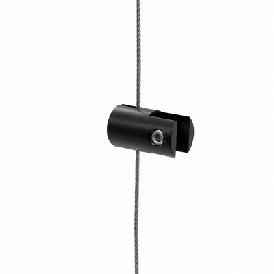 Acrylic Sign Holder Single Sided Cable Display Clear Panel Holder Wall Ceiling Mount