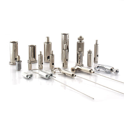 Tool Free Quick Adjustable Suspension Cable Gripper Stainless Steel Push Pull Wire Lock for Ceiling Light Positioning
