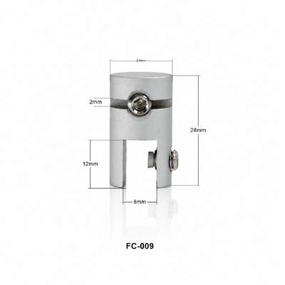 Custom Aluminium Photo Frame Advertising Light Box Glass Hanger Edge System Cable Clamp for Art Dispaly Hanging