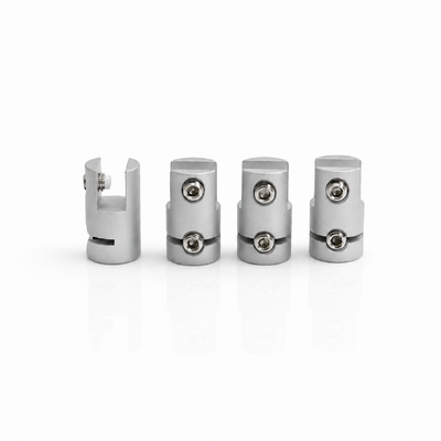 Single Sided Clamp for Glass Shelves Multi Position Support Bracket Brass Aluminum Adjustable Shelf Clip Hardware