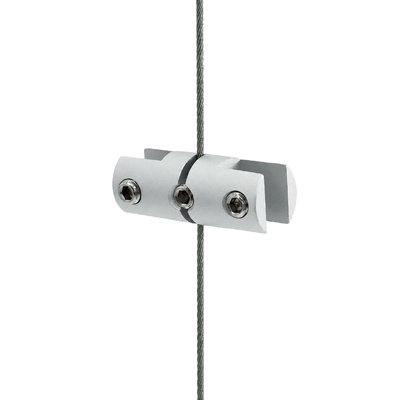 Panel Adjoiner Set Multi Panel Joining Hardware Heavy weight Cable Display Connector Double sided side clamp for Retail Exhibition Sign and Gallery Displays