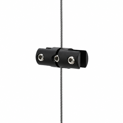 Panel Adjoiner Set Multi Panel Joining Hardware Heavy weight Cable Display Connector Double sided side clamp for Retail Exhibition Sign and Gallery Displays