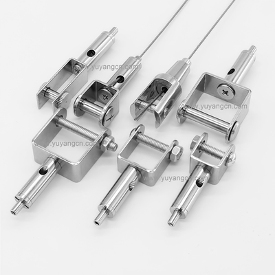 Ceiling Mount Acoustic Panel Suspension Kit Adjustable Cable Gripper Stainless Steel Wire Rope Auditorium Sound Panels