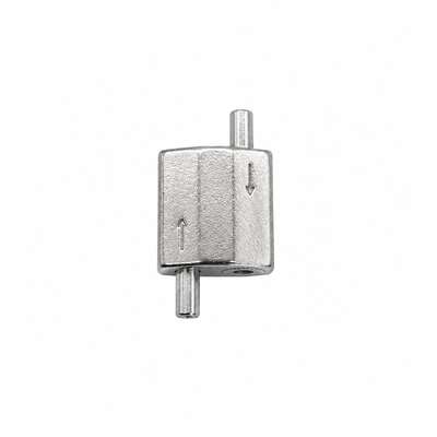 H9-908 Self-Locking Cable Looping Gripper 1.0-1.5mm 30kg / 66lbs Polished Brass High Security Wire Rope Clamp