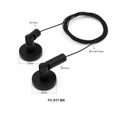 Wire Hanging Display System with Tension Adjusters for Art Gallery Picture and Canvas Mounting