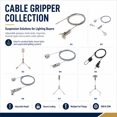 Galvanized Steel 7x7 IWRC Wire Rope Sling with D Ring Swivel Loop Eye Snap Hook