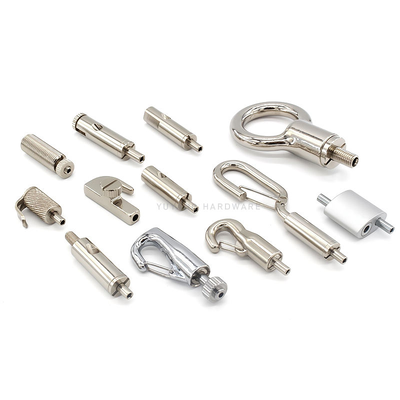 Large Open J Hook Cable Gripper Wire Rope Suspension Kit Hook Grippers for Ceiling Lighting Projects