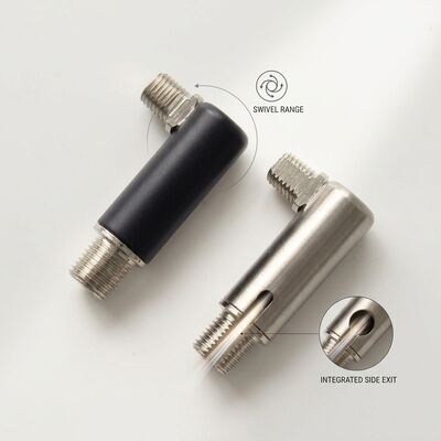 Nickel Plated Lamp Swivel Joint M10 Threaded Aircraft Cable Fixture Hanger