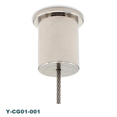 Copper Ceiling Mounting Disc Attachment Gripper 1.2-2.0mm Cable for LED Lights Billboards