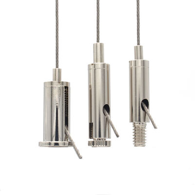 T Bar Ceiling Suspension Kit Twist Clip Cable Gripper Adjustable Wire Rope Drop Ceiling Light Set