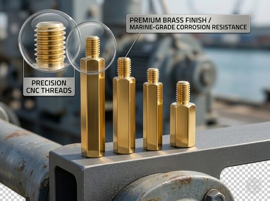 Nickel Plated Precision CNC Machined Fastener for Industrial Marine Machinery Equipment