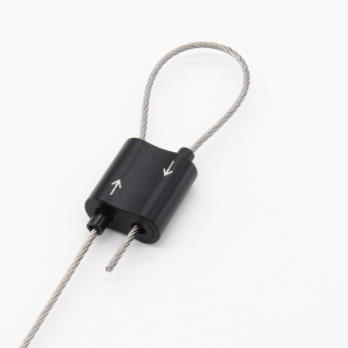 Tool-Free Adjustable Bidirectional Cable Gripper for Exhibition Zinc Alloy Gripper for LED Pendant Light Hanging