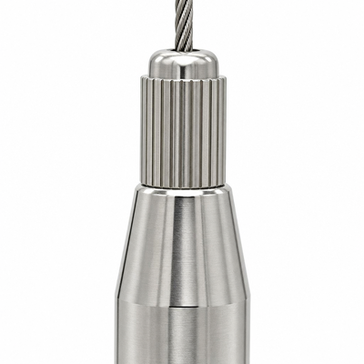 Suspension Cable Gripper M5 316 Stainless Steel OEM Laser Logo Custom Packaging
