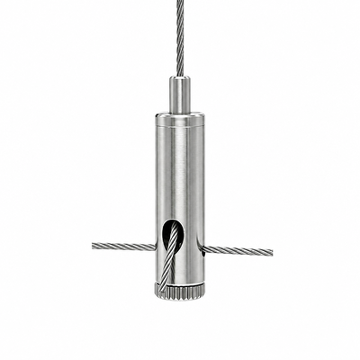 Suspension Cable Gripper M5 Heavy Load Brass Side Exit Exhibition Hanging Anchor