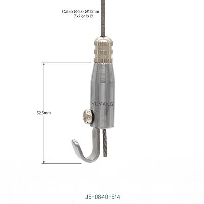 Heavy Duty Load Bearing Hook Cable Gripper Engineering Project Ceiling Suspension for Commercial Indoor Fit-Out