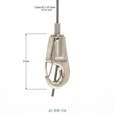 Tool-Free Adjustable Hook Gripper Snap Hook Quick Release Exhibition Stand Hanging for Trade Show Display