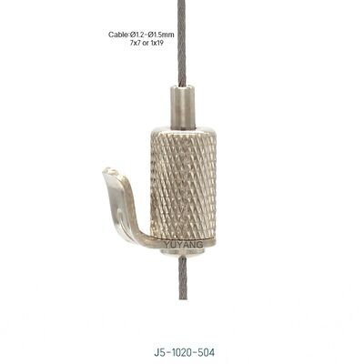 Self-Locking Anti-Fall Hook Gripper Mall Ceiling Advertising Sign Suspension Clamp for Indoor Commercial Projects