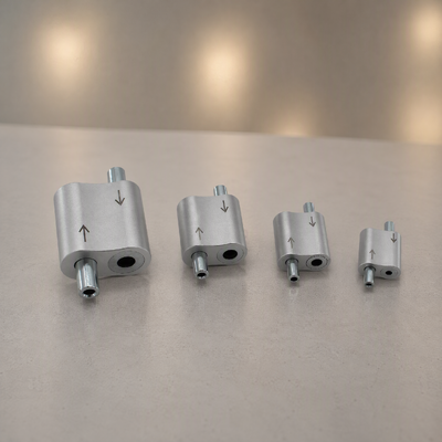 CNC Aluminum Matte Anodized HVAC Hanging Kit 2.0mm Low Profile Cable Suspension Gripper
