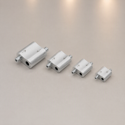 Through Hole Loop HVAC Hanging Kit 1.2mm Steel Wire Rope Matte Anodized Aluminum Suspension