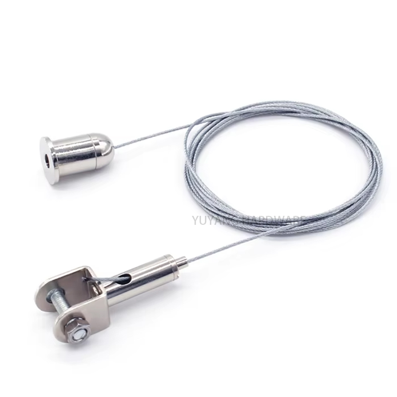 Acoustical Ropes Steel Wire Rope Hanging Kit for Acoustic Panels & Billboards